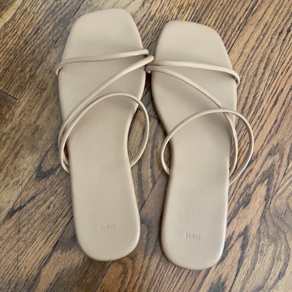 Shein strappy nude sandal